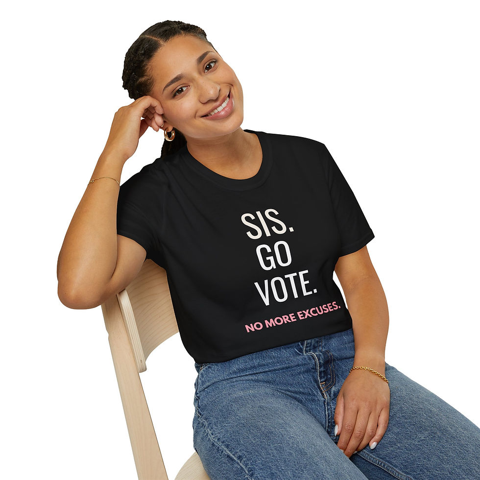 Thumbnail: SIS, Go Vote - No More Excuses - Unisex