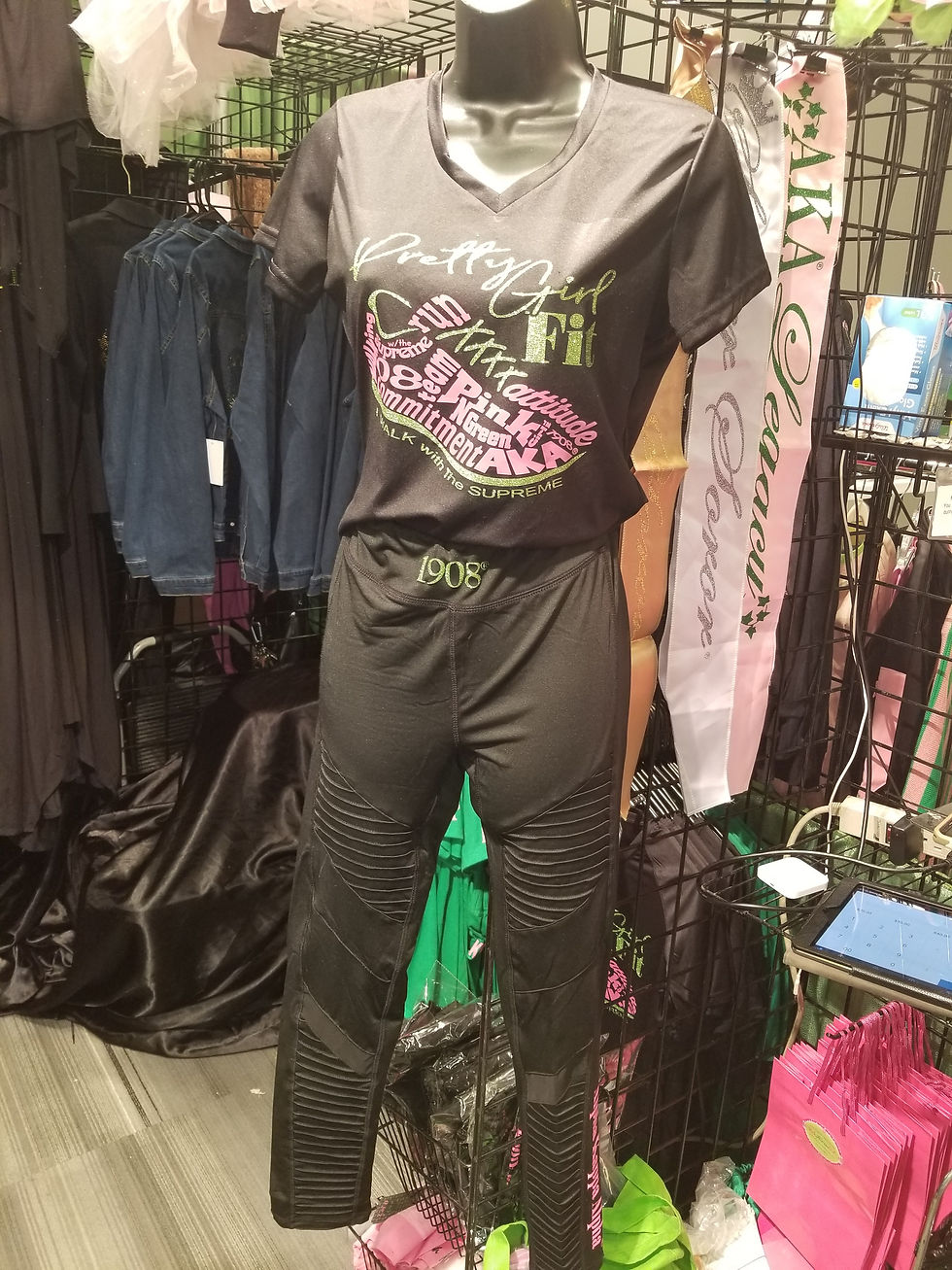 Thumbnail: Pretty Girl Fit Running Shoe (Black/Green)