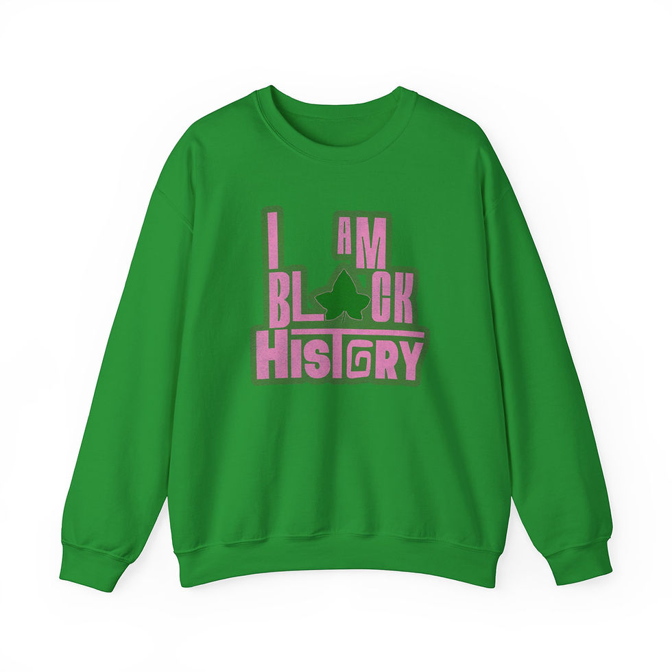 Thumbnail: I Am Black History PNG  - For SORORS Only (Unisex Sweatshirt) 