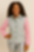 Thumbnail: XNO - Silver/Pink (accent Green) Puffy Jacket