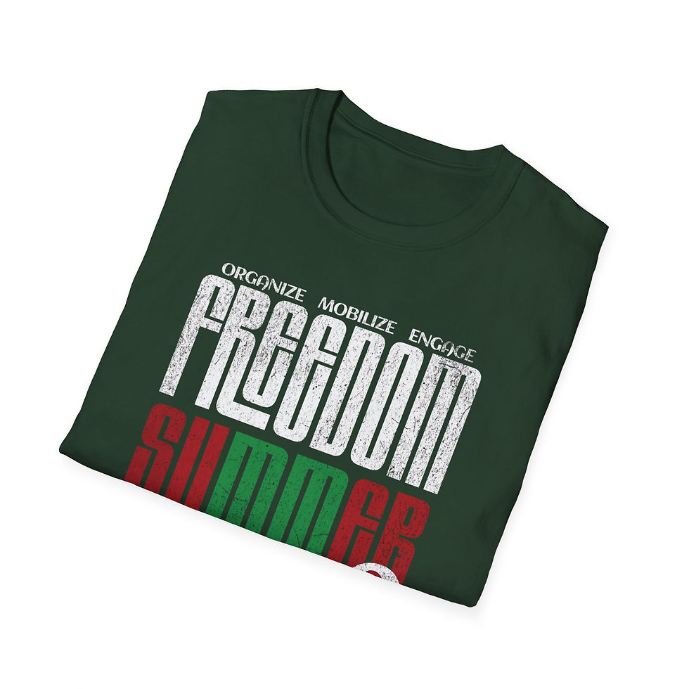 Thumbnail: Freedom Summer 2.0 RBG Election Shirt, Civic Engagement Apparel UNISEX Cut