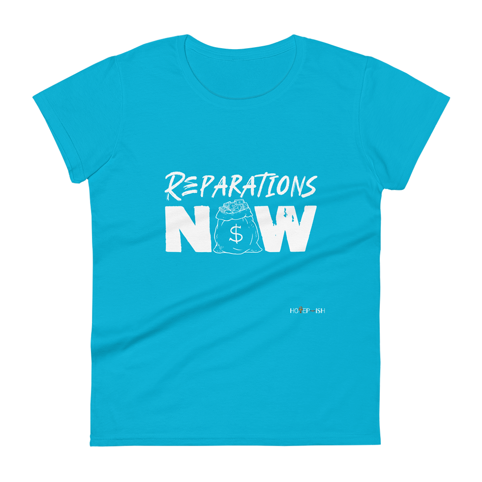 Thumbnail: Reparations Now Women's short sleeve t-shirt