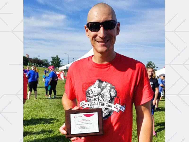 After heart valve surgery and heart attack, he came back to 'finish the ...