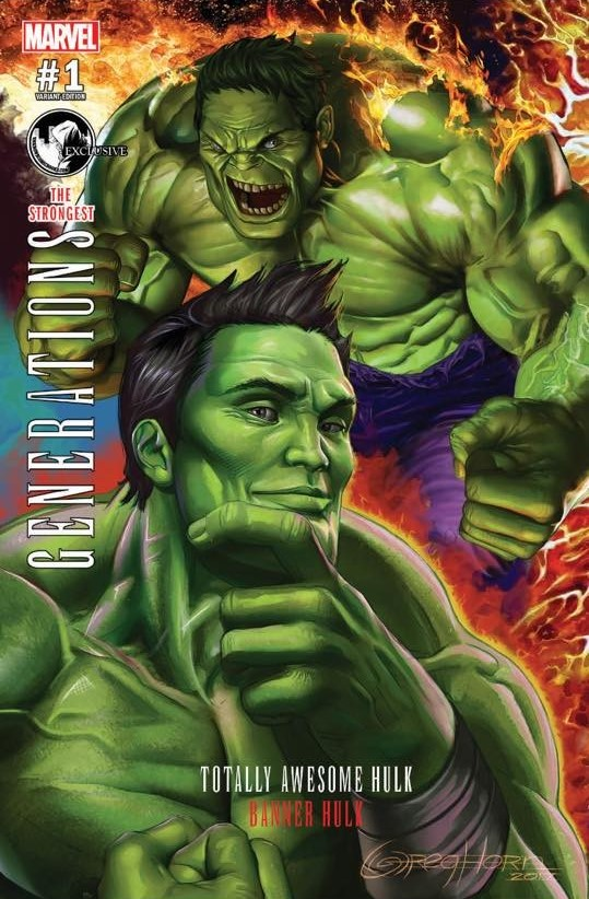 Generations: Banner Hulk & The Totally Awesome Hulk #1 - Greg Horn
