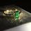 Thumbnail: 18k yellow gold Emerald ring.
