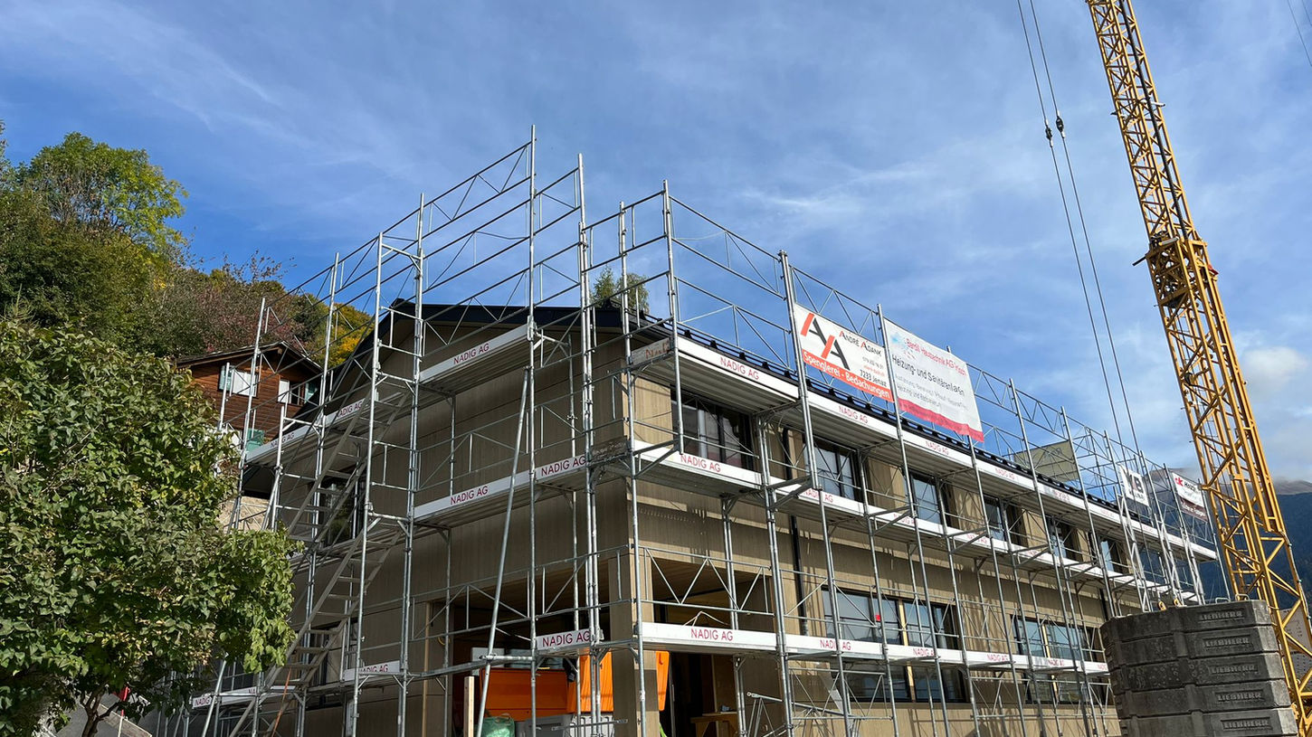 Neues Haus inkl. Gerüst