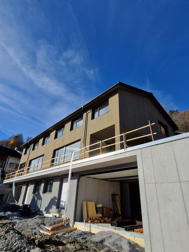 Neubau ohne Gerüst