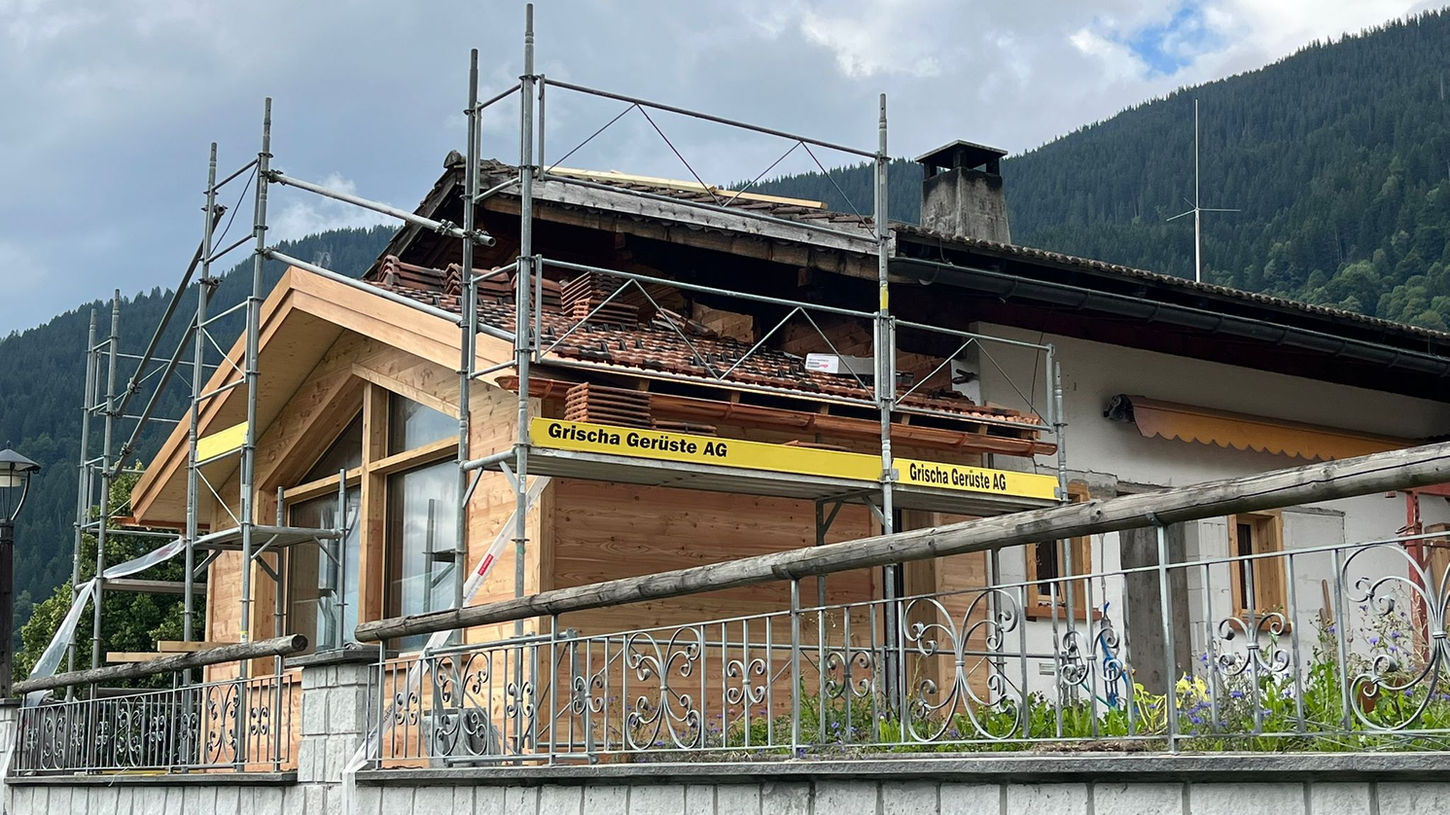 Anbau an bestehendes Haus