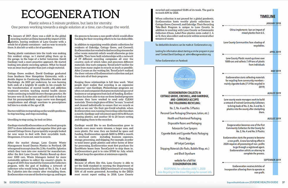 Eugene Health Guide Article