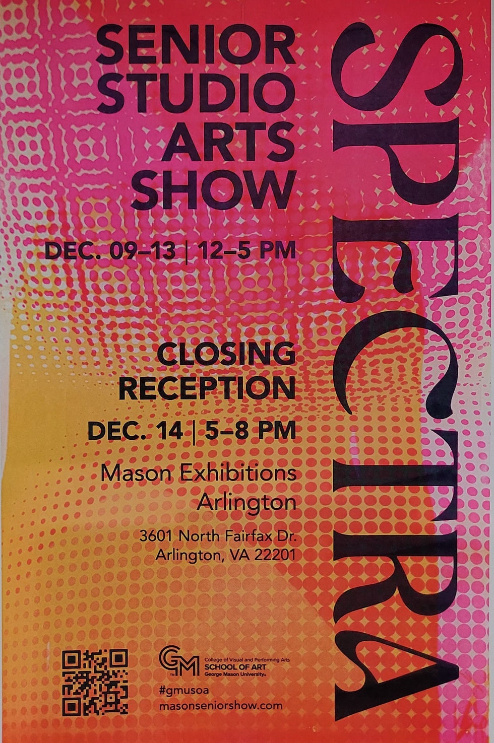 SPECTRA - Closing Reception Poster