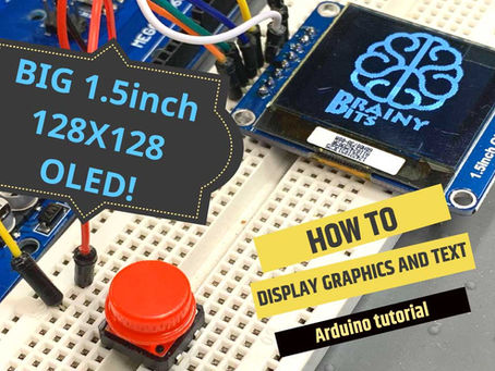 Finally a Bigger OLED display to use with an Arduino – 128×128 1.5 inch