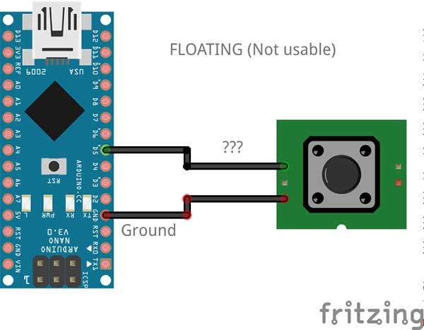 Using switches with an Arduino – Input Pull-Up / Pull-Down