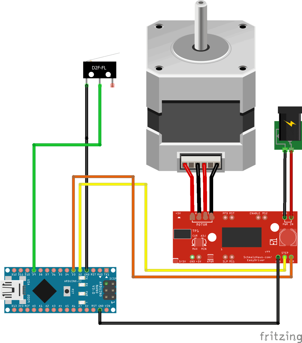 arduino stepper motor library