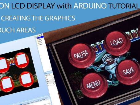 Using a Nextion LCD to create an Arcade control panel