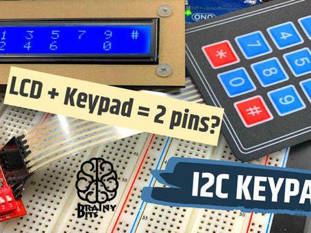 A Keypad + LCD with only 2 Pins?! No problem with the I2C Protocol!