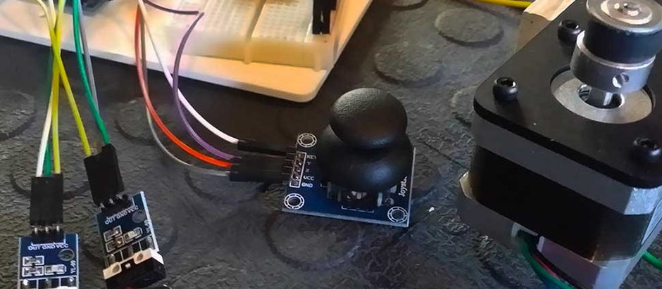 Arduino NEMA stepper control with Joystick and Limit Switches