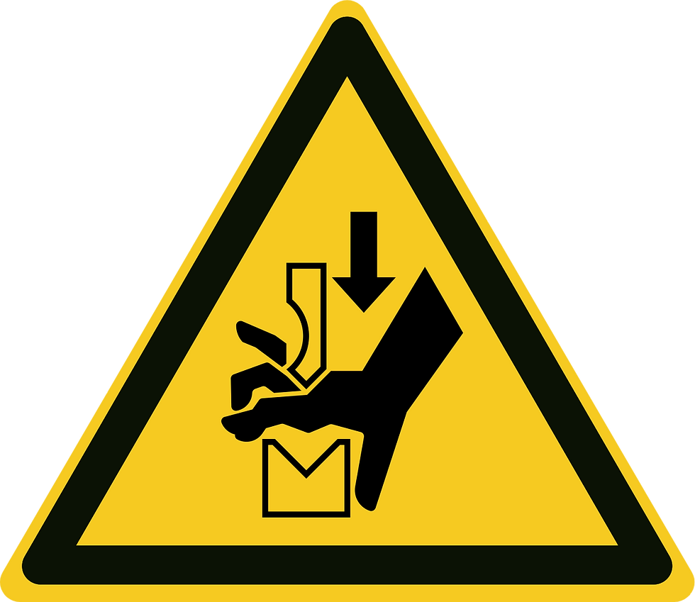 W030p - Opasnost od uklještenja