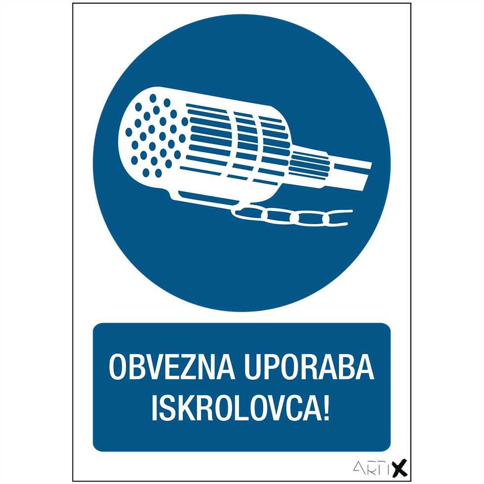OB-56 - Obvezna uporava iskrolovca