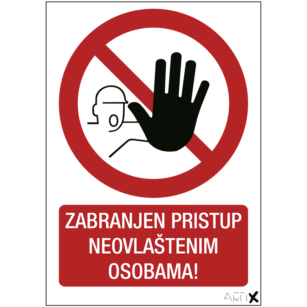 ZA-51 - Zabranjen pristup neovlaštenim osobama