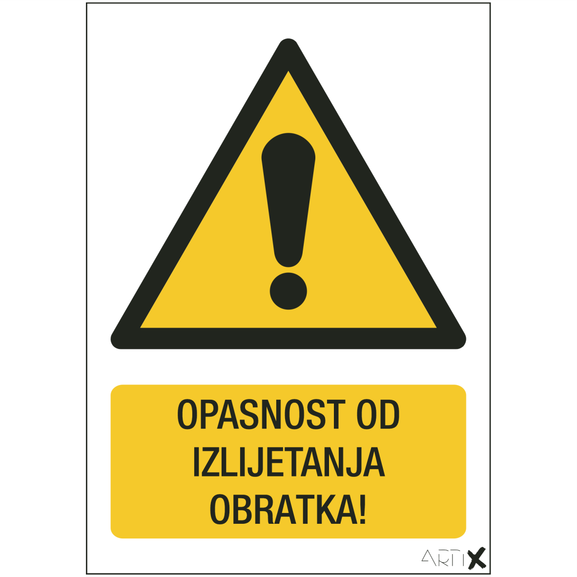 OP-1a - Opasnost od izlijetanja obratka