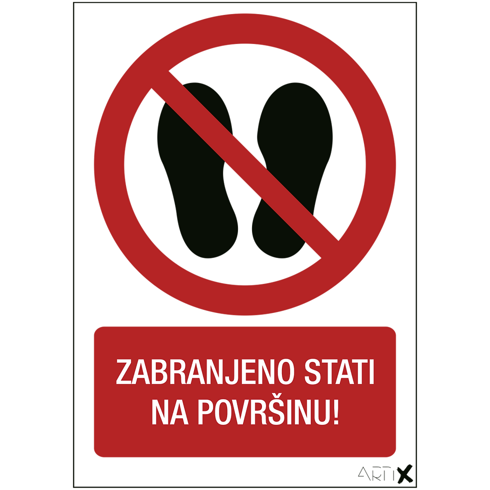 P024 - Zabranjeno stati na površinu (ZA-28)