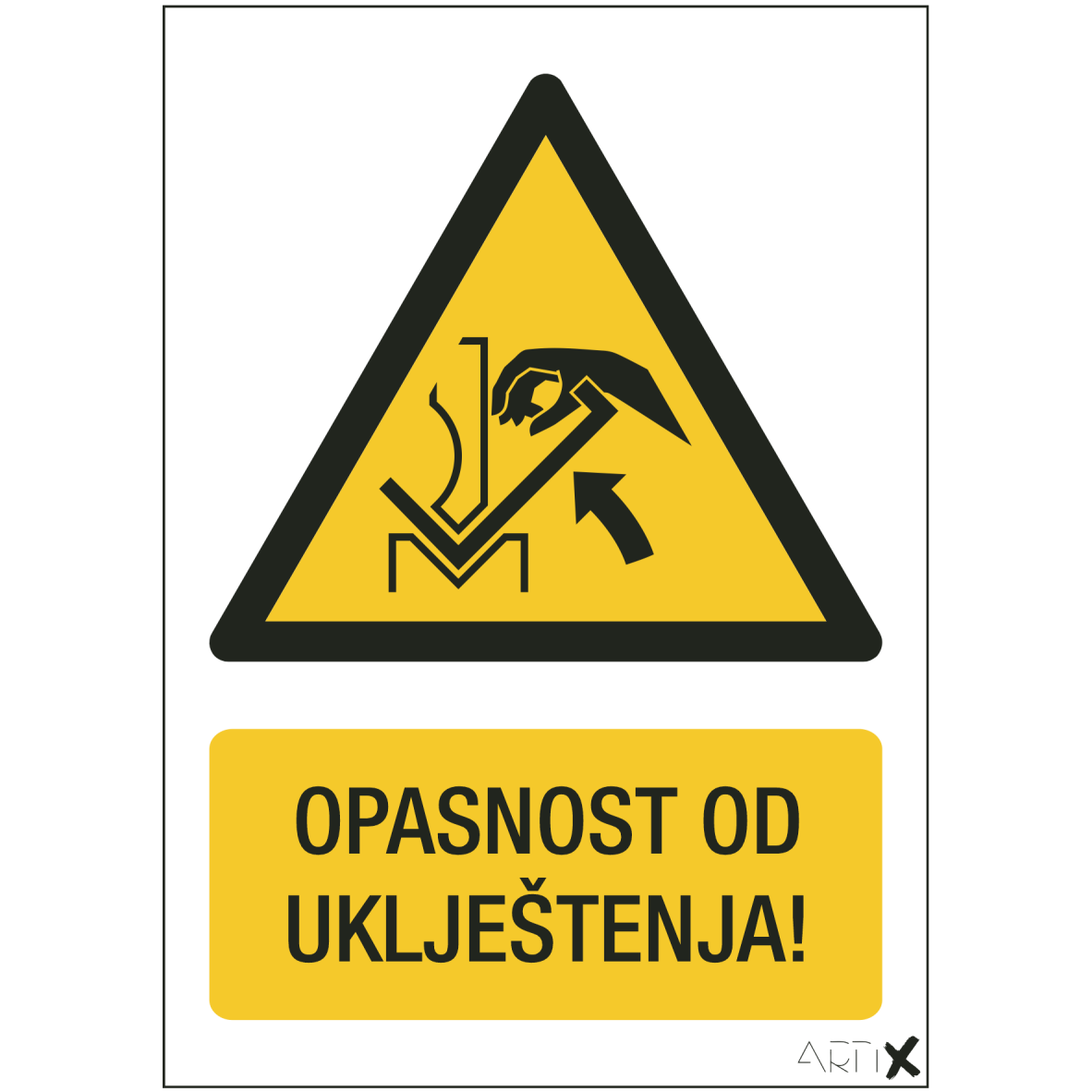 W031 - Opasnost od uklještenja (OP-31)