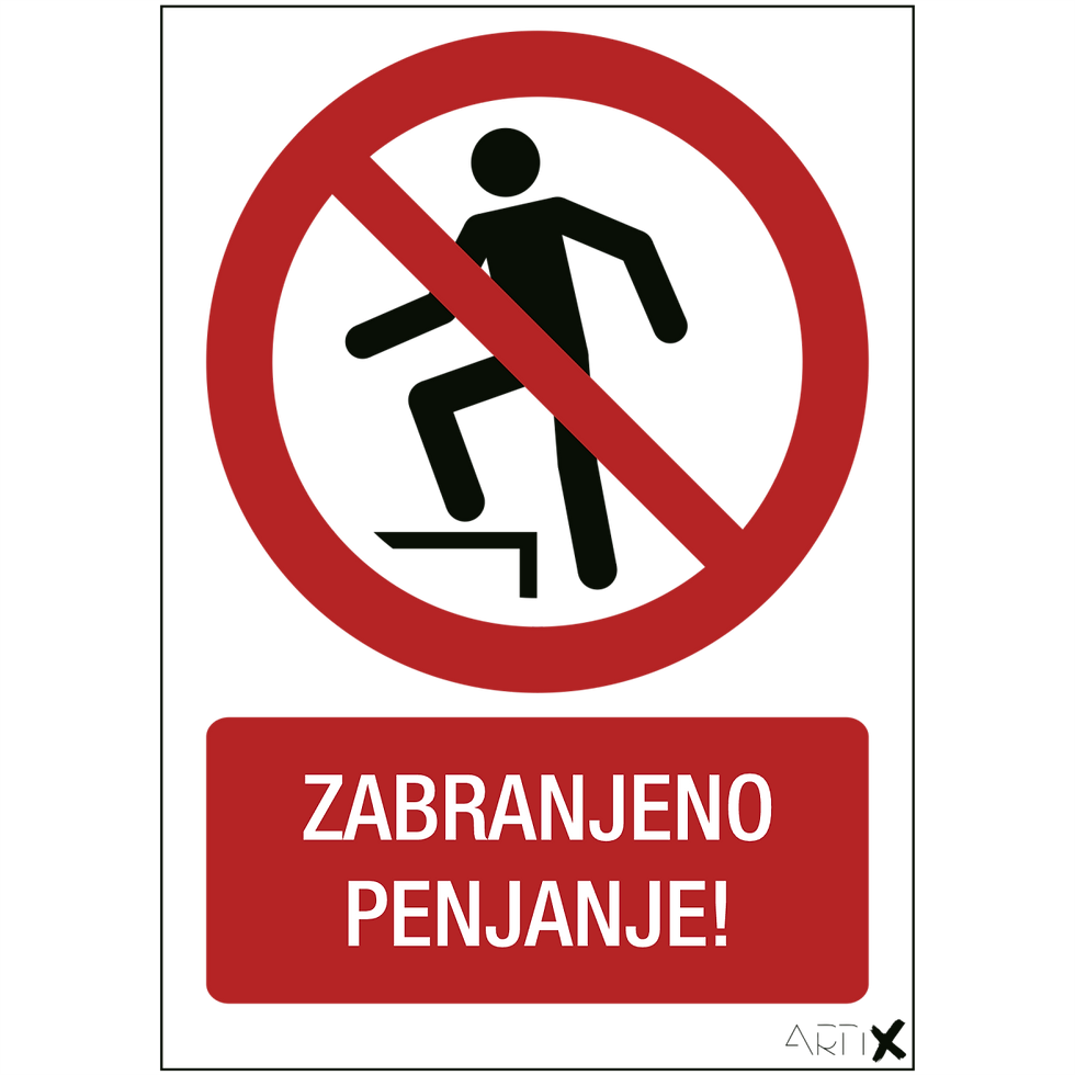 alt=P019 - Zabranjeno penjanje