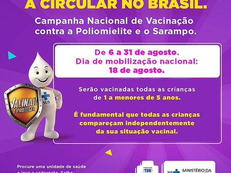 Prefeitura de Brasileia realizará ‘Dia D’ de vacinação contra sarampo e poliomielite