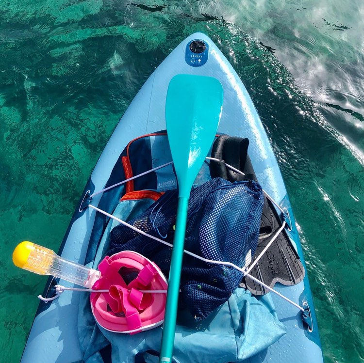 Swimming to Almyrida's island "Karga"