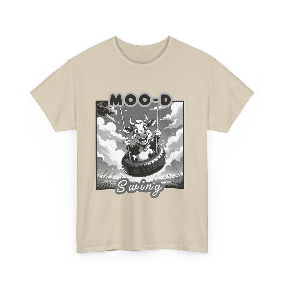 Thumbnail: Moo-D Swing Unisex Cotton Tee