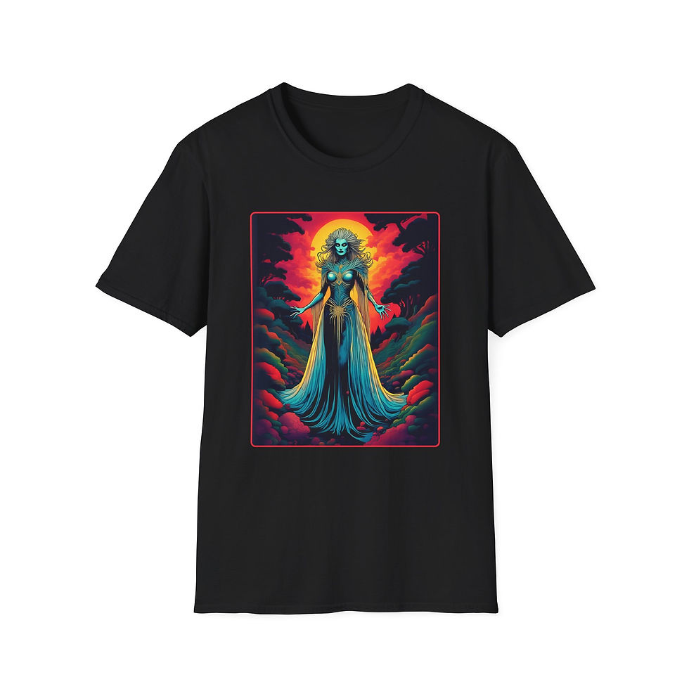 Thumbnail: BLUE GODDESS HALLOWEEN TEE