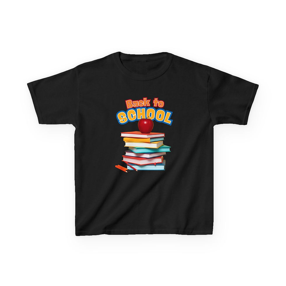 Thumbnail: BOOKS AND APPLE - BACK TO SCHOOL YOUTH TEE