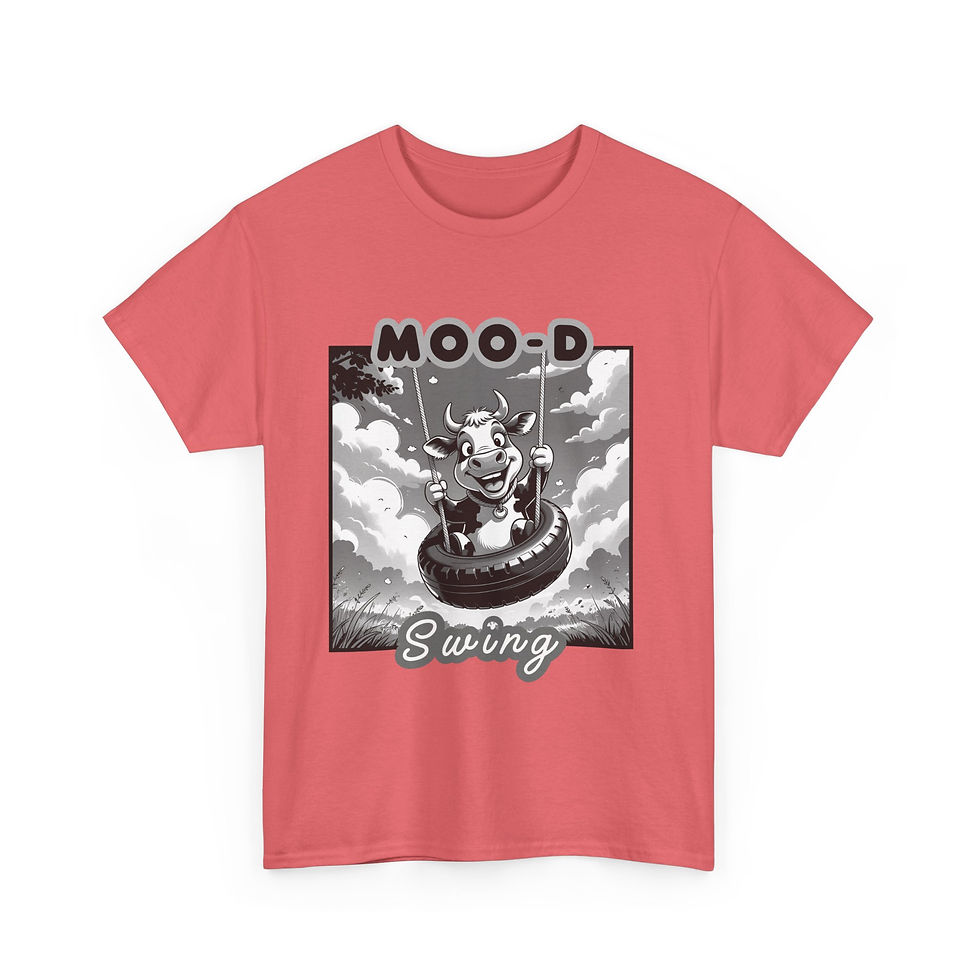 Thumbnail: Moo-D Swing Unisex Cotton Tee