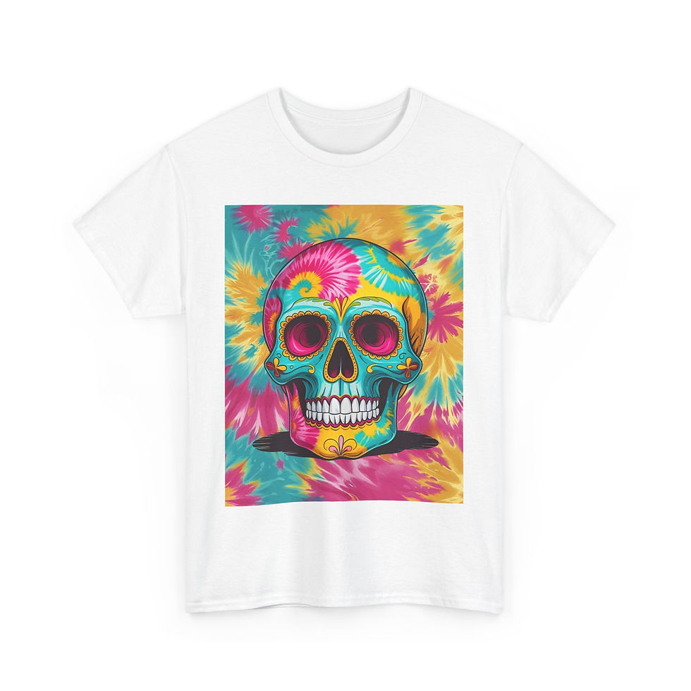 Thumbnail: TIE DYE SUGAR SKULL TEE
