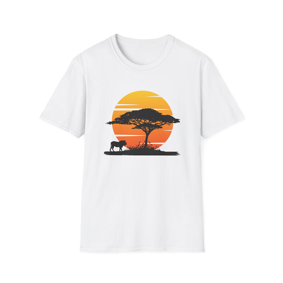 Thumbnail: AFRICAN SUNSET LEO TEE