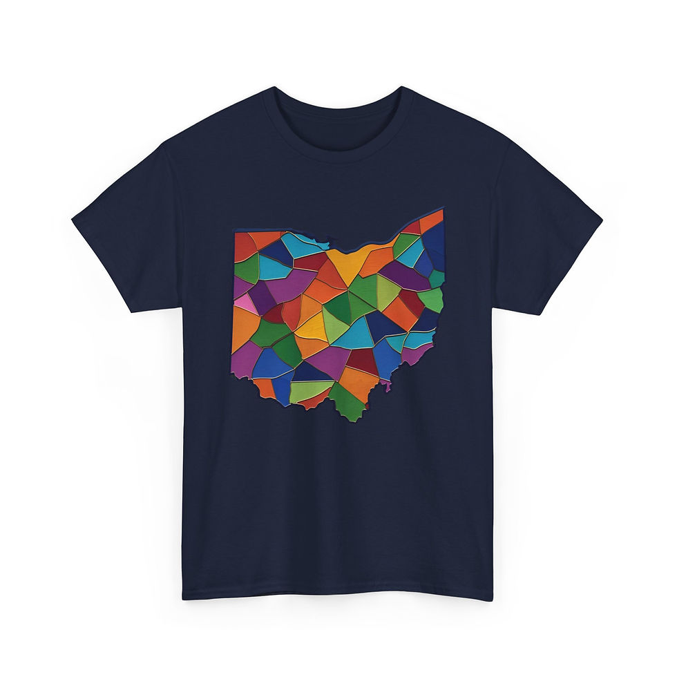 Thumbnail: STAINED GLASS OHIO TEE