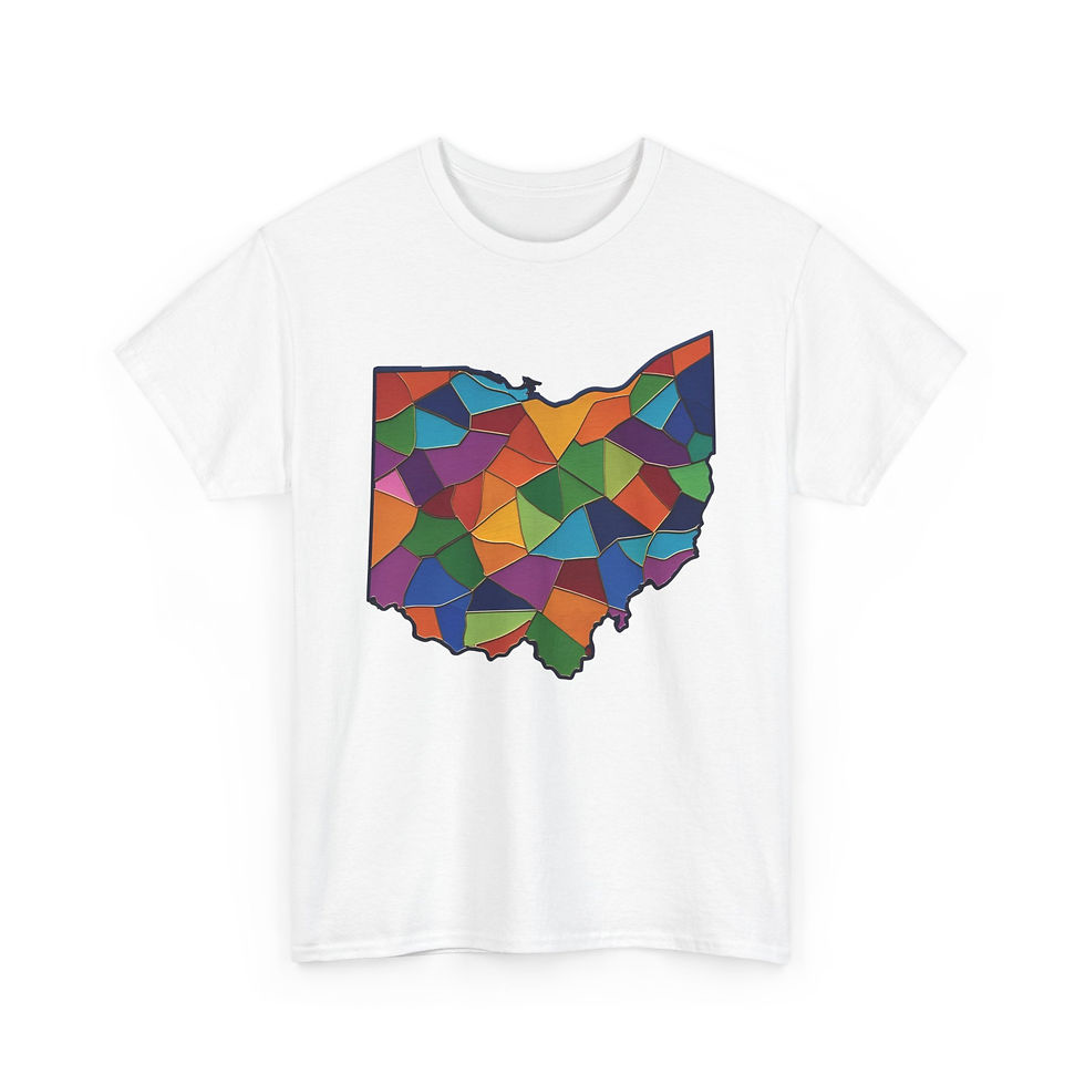 Thumbnail: STAINED GLASS OHIO TEE