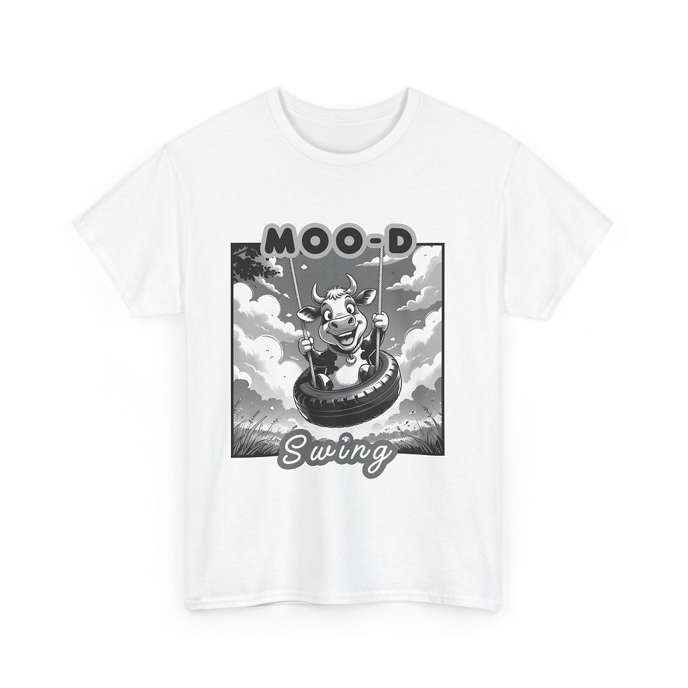 Thumbnail: Moo-D Swing Unisex Cotton Tee