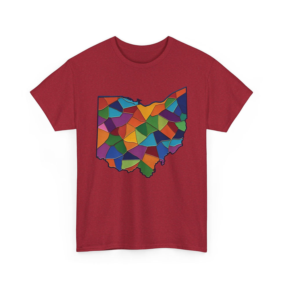 Thumbnail: STAINED GLASS OHIO TEE