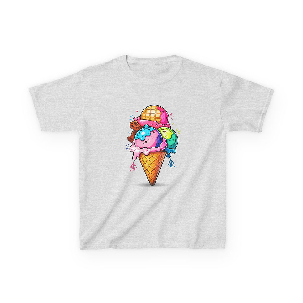Thumbnail: ICE CREAM CONE KIDS TEE