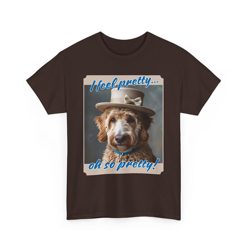 Thumbnail: GOLDENDOODLE PRETTY HAT TEE