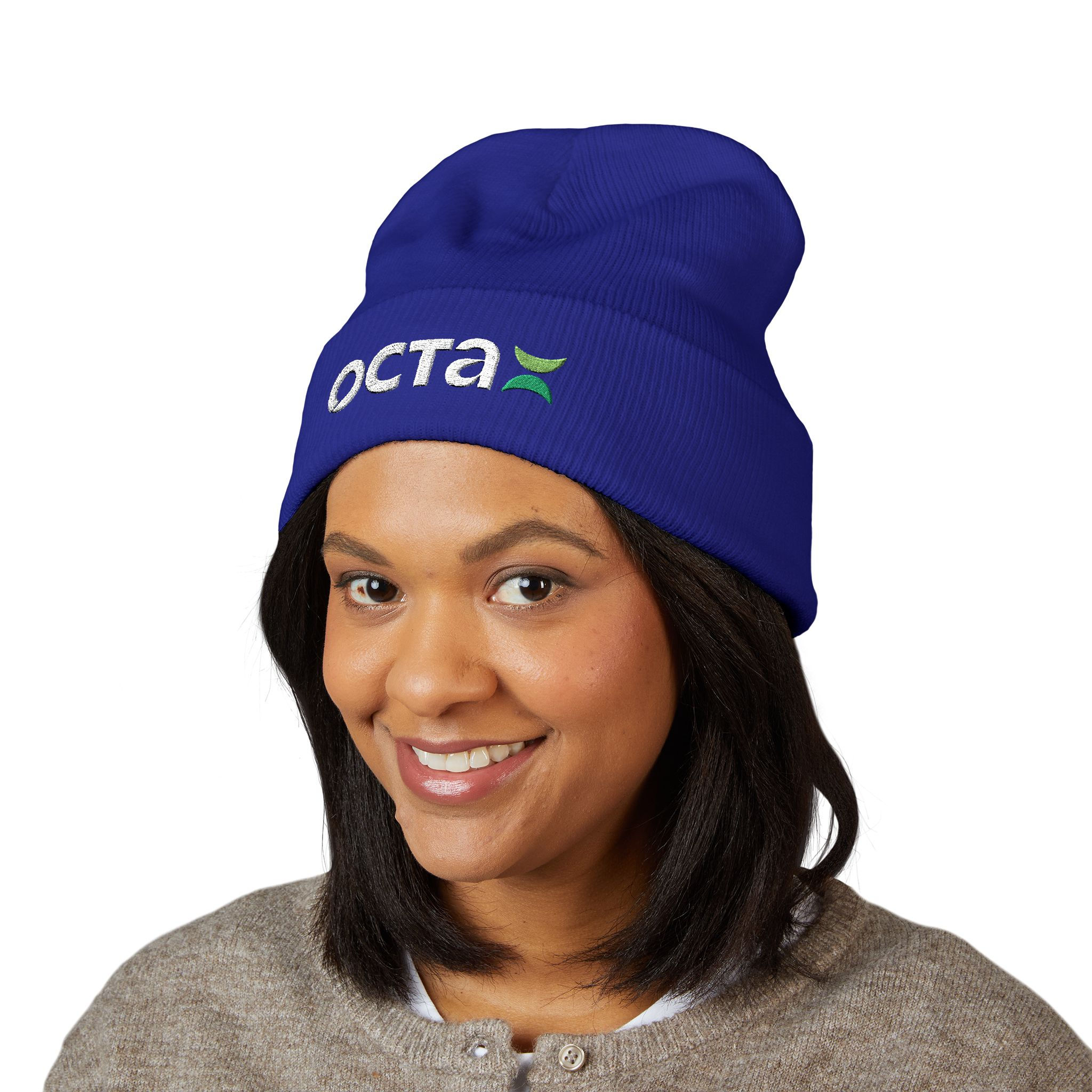 OCTA Embroidered Logo Cuffed Beanie