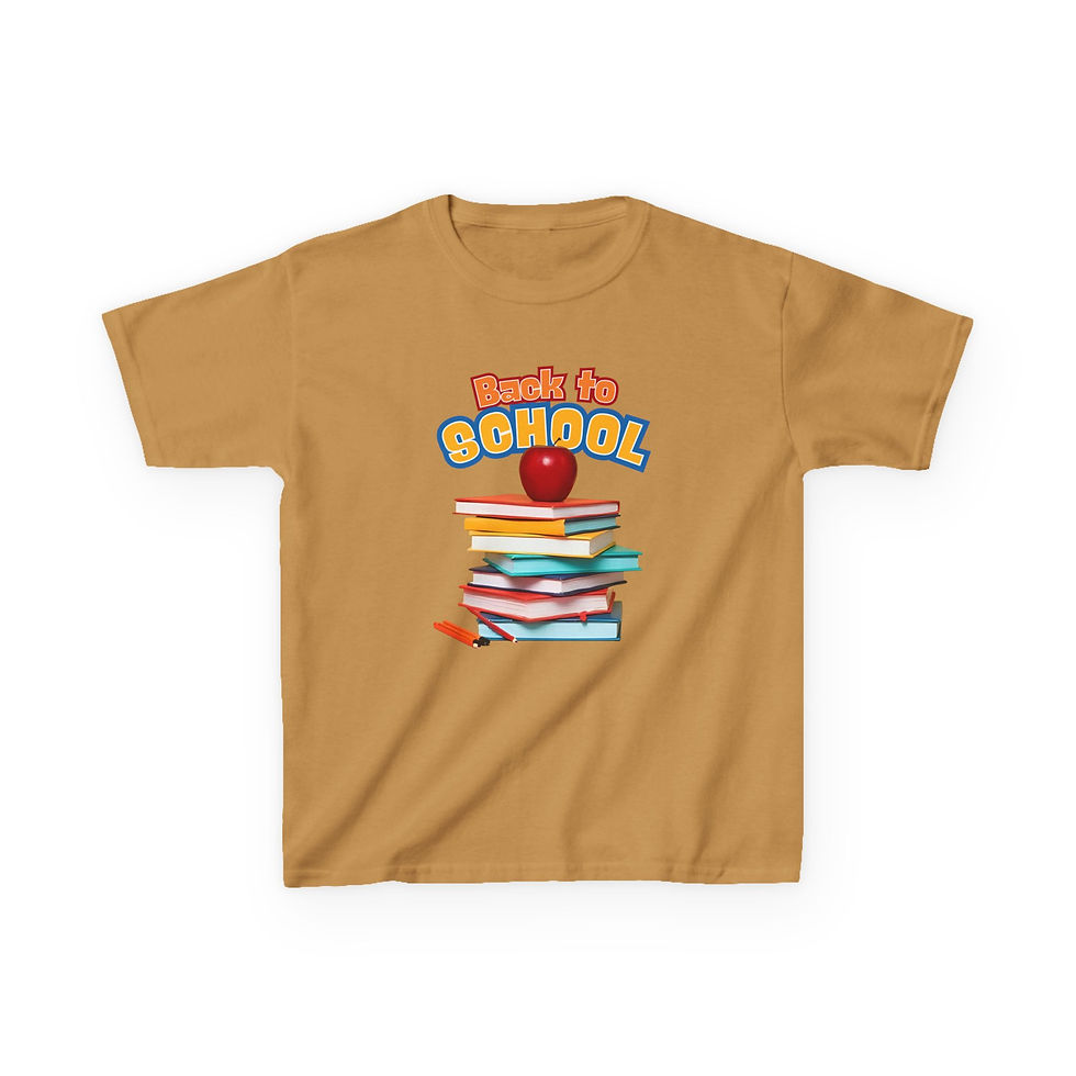 Thumbnail: BOOKS AND APPLE - BACK TO SCHOOL YOUTH TEE
