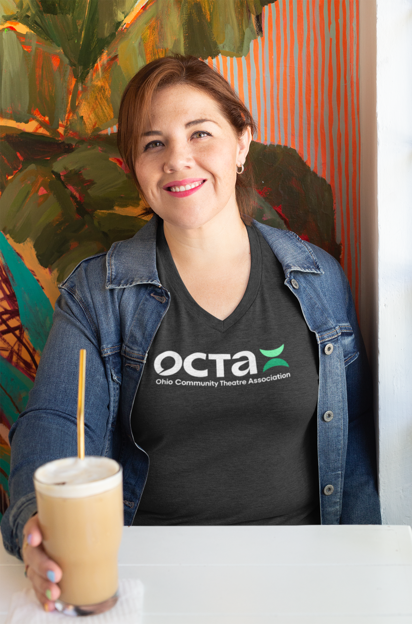 OCTA Heather V-Neck Tee