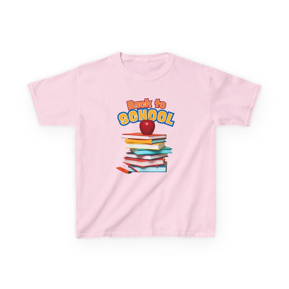 Thumbnail: BOOKS AND APPLE - BACK TO SCHOOL YOUTH TEE