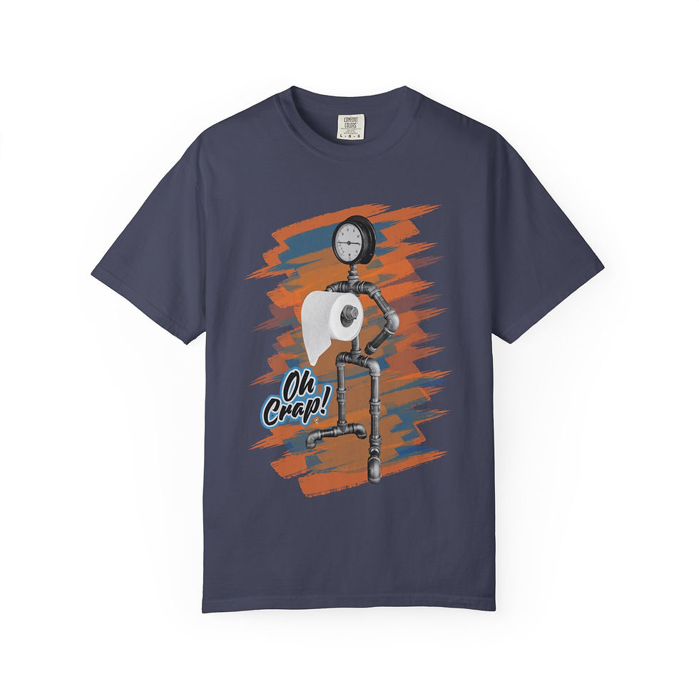 Thumbnail: OH CRAP PIPE MAN TEE- TOLEDO LAMP COMPANY