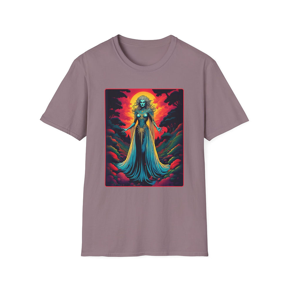 Thumbnail: BLUE GODDESS HALLOWEEN TEE