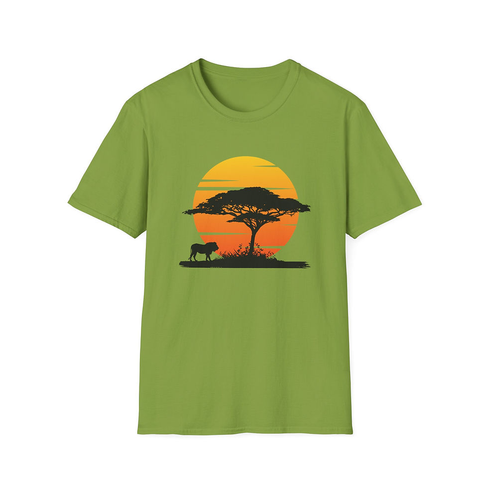 Thumbnail: AFRICAN SUNSET LEO TEE