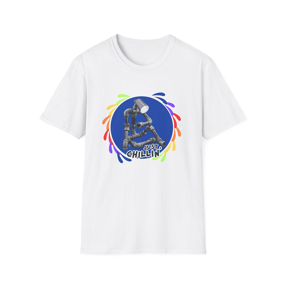 Thumbnail: JUST CHILLIN' PIPE MAN TEE - TOLEDO LAMP COMPANY