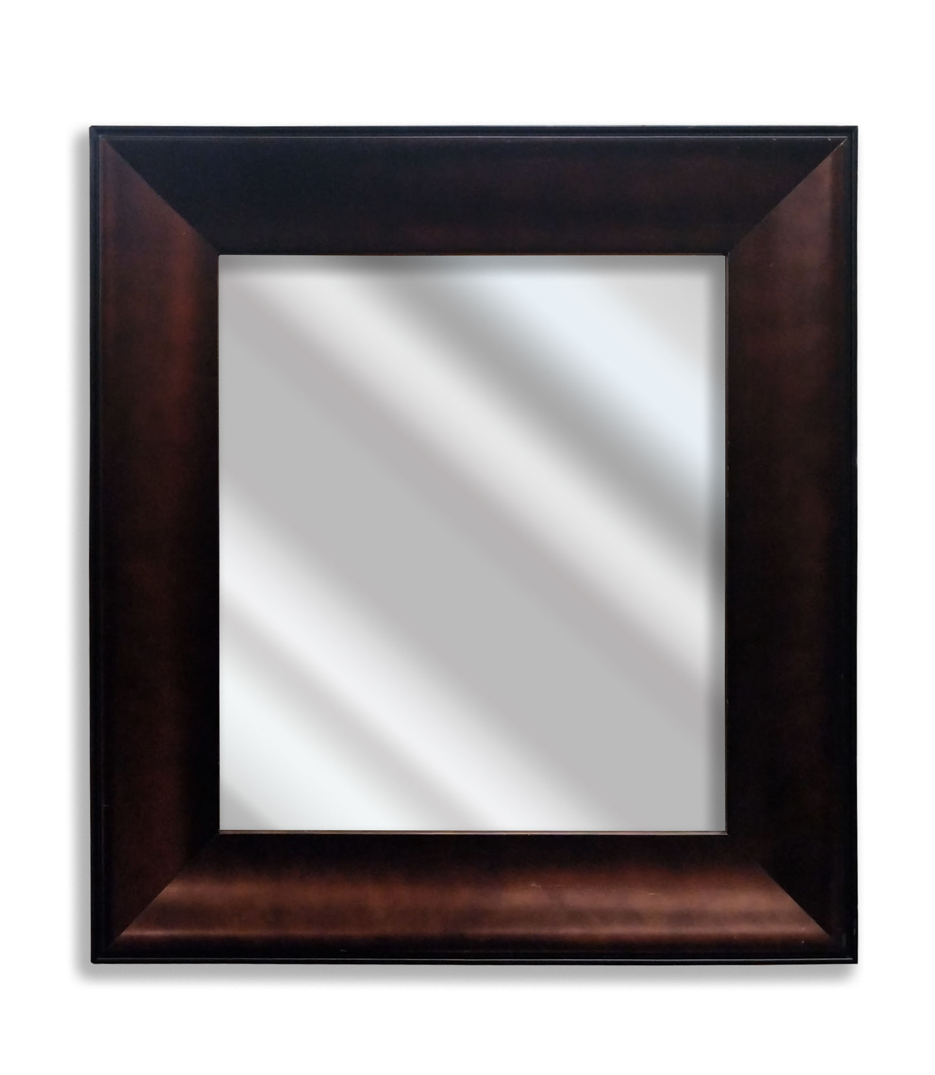 1179  Espejo en moldura color Chocolate - 49 x 55